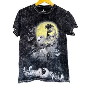 Nightmare Before Christmas Jack Skellington Disney Parks T Shirt Black Sz Small